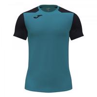 Joma Record II Short Sleeve T-Shirt Turquoise Black 4XS-3XS