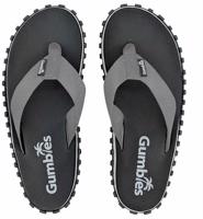 Gumbies Duckbill Flip-Flop Black Grey 43