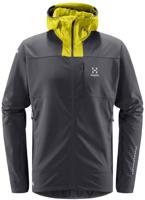 Haglöfs Bunda L.I.M Hybrid Softshell pánská tmavě šedá-zelená S