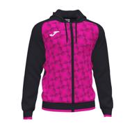 Joma Supernova III Zip-Up Hoodie Black Fluor Pink 3XL