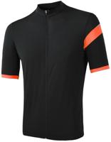 Sensor Cyklo Classic pánský dres kr.rukáv celozip černá/oranžová M