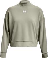 Under Armour Rival Terry Mock Crew-GRN L