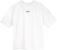 Vilgain Boxy Logotype Tee M White