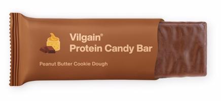 Vilgain Protein Candy Bar arašídové těsto na sušenky 60 g - Zkrácená trvanlivost
