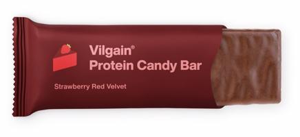 Vilgain Protein Candy Bar jahodový red velvet 60 g - Zkrácená trvanlivost