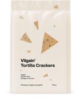 Vilgain Tortilla Crackers BIO lněná semínka, oregano a česnek 100 g